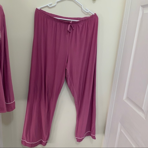 Mentally Exhausted Embroidered Pocket loungewear Sleepwear Set size XL - Picture 10 of 15
